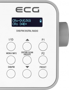 ECG RD 110 DAB DAB+/FM rádió fehér